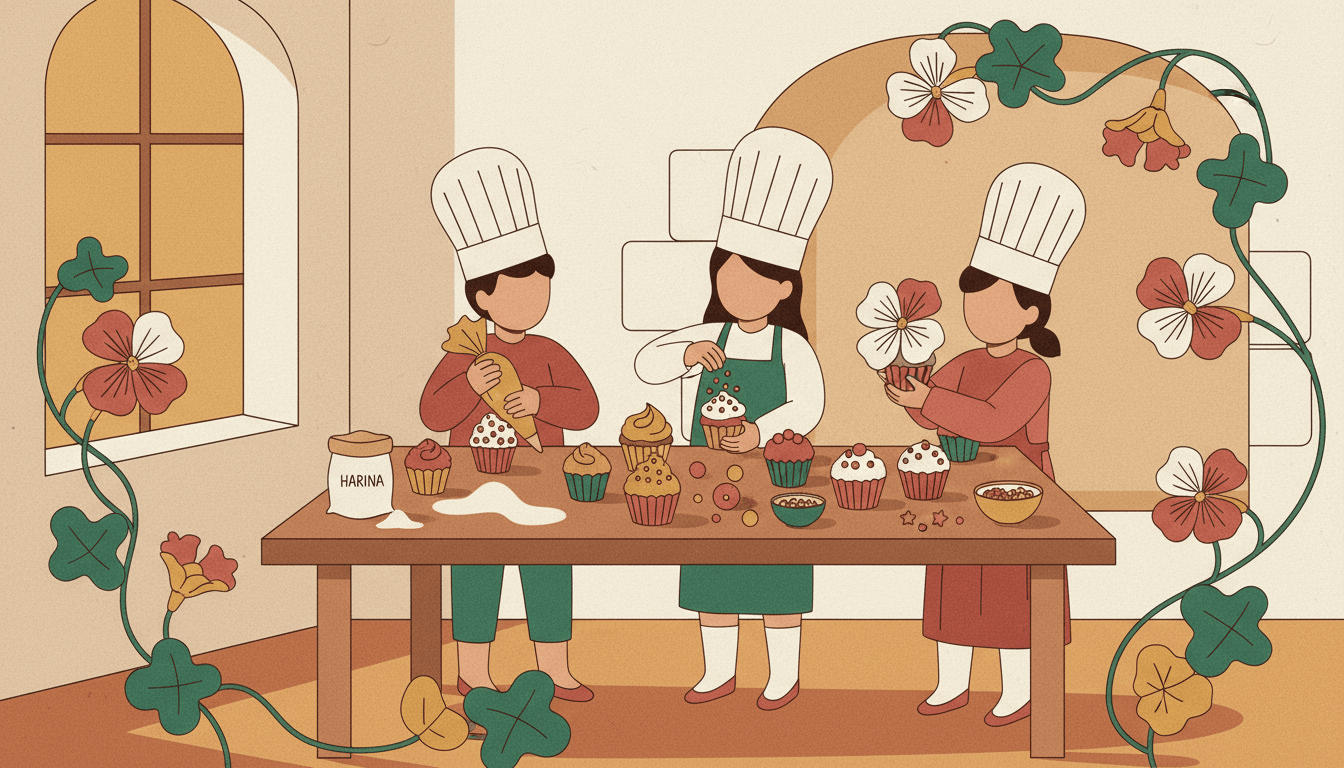 Aprende Jugando y Repostería para Niños: talleres creativos para los más pequeños