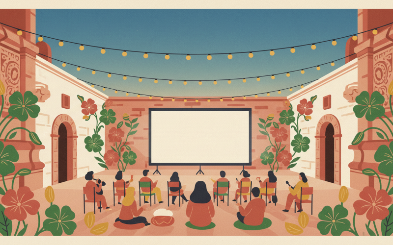 Proyección de películas en la Casona: el cine como ventana al mundo